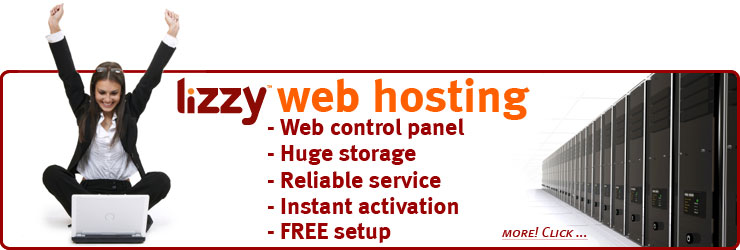 Every single Lizzy Hosting web hosting plan features a cPanel web management interface, reliability, massive storage allocations, instant activation and more.